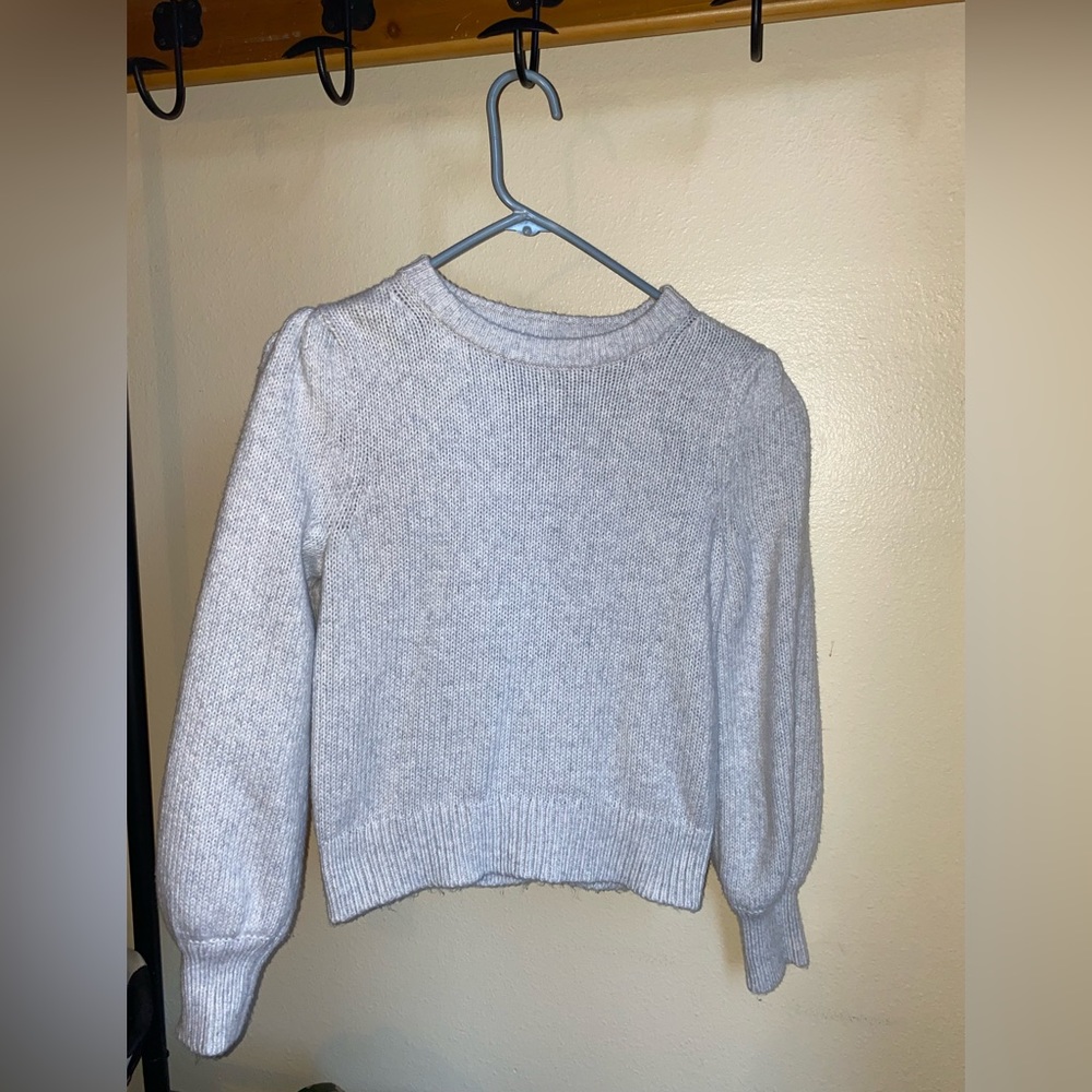 Banana Republic - Stone puff sleeve sweater - Small - NWOT